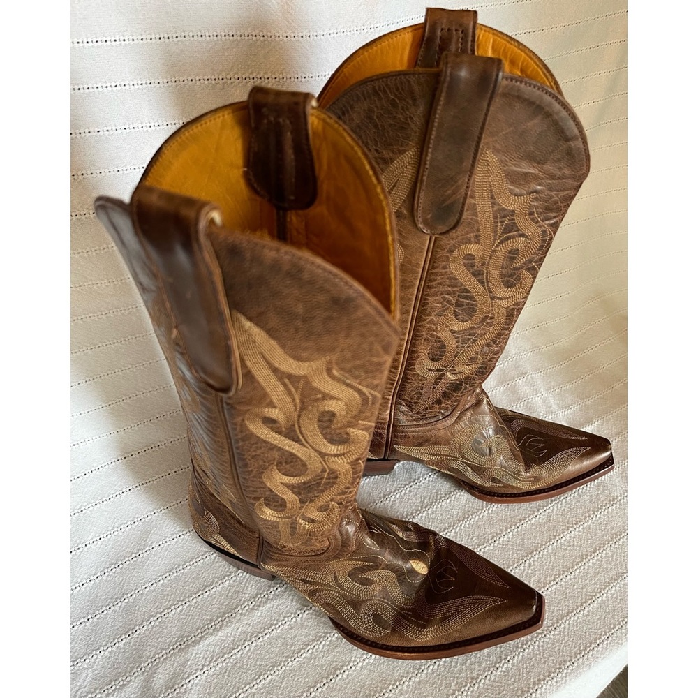 Old Gringo Diego Western Leather Boots - Rust View 2